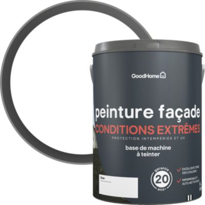 Peinture peinture façade conditions extrêmes GoodHome mat lisse base C 5L