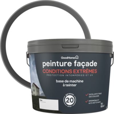 Peinture peinture façade conditions extrêmes GoodHome mat lisse base B 10L