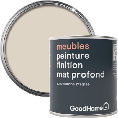 Peinture de rénovation meubles GoodHome beige Cancún mat profond 125ml