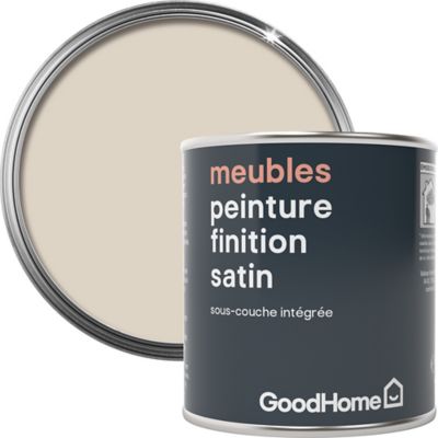 Peinture de rénovation meubles GoodHome beige Cancún satin 125ml