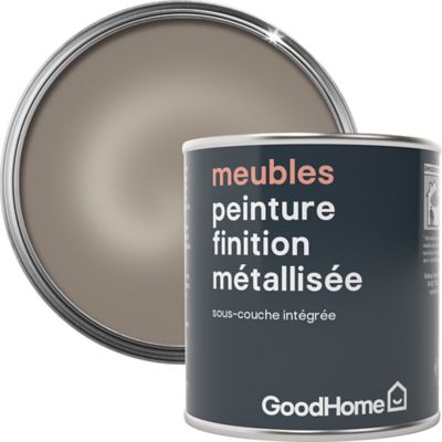Peinture de rénovation meubles GoodHome Long Beach métallisé 125ml