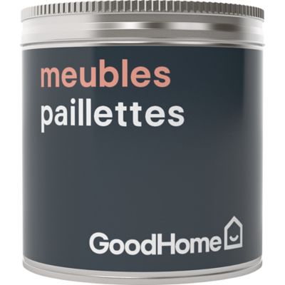 Paillettes pour peinture de rénovation meubles GoodHome argent 50g