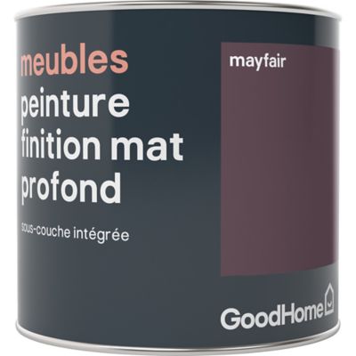 Peinture de rénovation meubles GoodHome violet Mayfair mat profond 0,5L