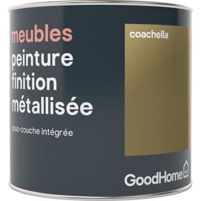 Peinture de rénovation meubles GoodHome Coachella métallisé 0,5L