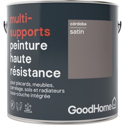 Peinture haute résistance multi-supports GoodHome marron Córdoba satin 2L