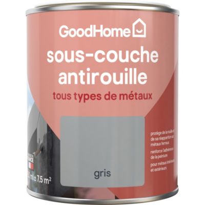 Sous-couche métaux GoodHome gris 0,75L