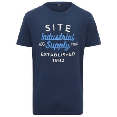 T-shirt imprimé bleu marine Site Lavaka taille M