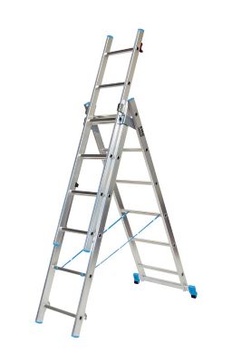 Échelle d'escalier multiposition 3 x 6 marches - 3,85 m