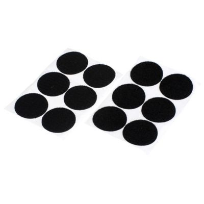 Diall - Bande auto-aggrippante format rond noir Diall 46 mm - 6 pièces