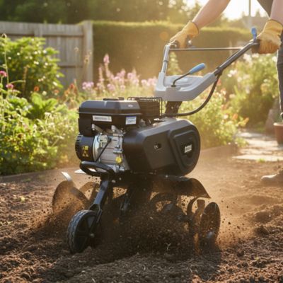 MAC ALLISTER Motobineuse thermique 163 cc  MTP750 80 cm, Moteur Briggs & Stratton XR750