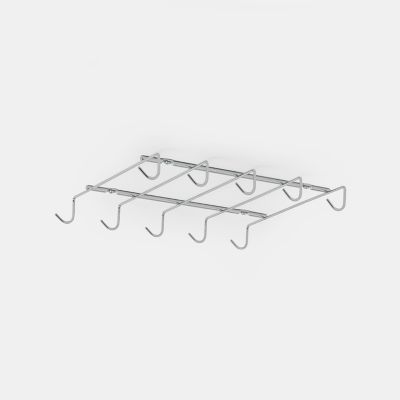 GoodHome - Support à fixer pour tasses Datil GoodHome L. 26,4 cm acier
