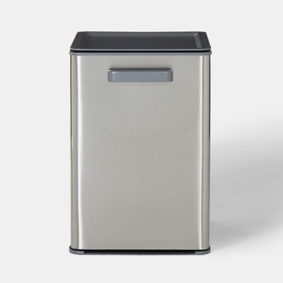 Poubelle de cuisine pour tiroir 13L Kora GoodHome H. 35,5 cm inox