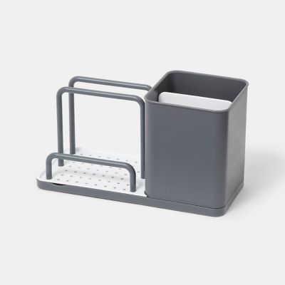 Porte ustensile de cuisine Datil GoodHome gris anthracite