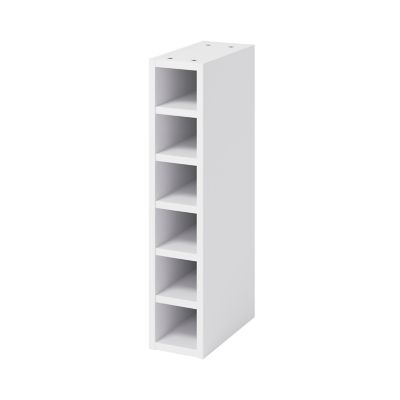 Caisson range bouteilles GoodHome Caraway Blanc H. 72 cm x l. 15 cm - Goodhome