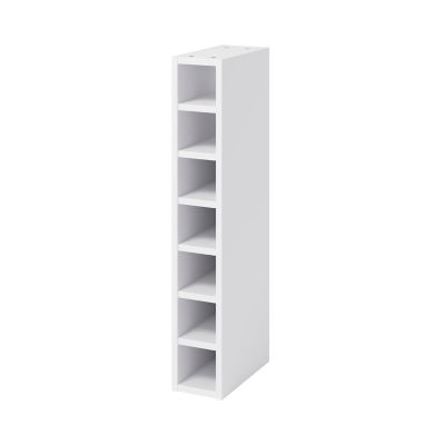 Caisson range bouteilles GoodHome Caraway Blanc H. 90 cm x l. 15 cm - Goodhome