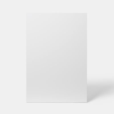 Joue de séparation caisson bas Goodhome Stevia blanc brillant H. 87 cm x l. 59 cm x Ép. 18mm - Goodhome