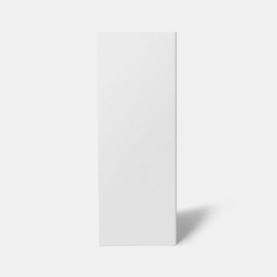 Joue de finition caisson haut Goodhome Stevia et Garcinia Blanc H. 96 cm x l. 36 cm x Ep. 18 mm - Goodhome