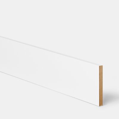 Plinthe de cuisine Goodhome Stevia et Garcinia Blanc H. 15 cm x l. 2.4 m x Ep. 16 mm - Goodhome