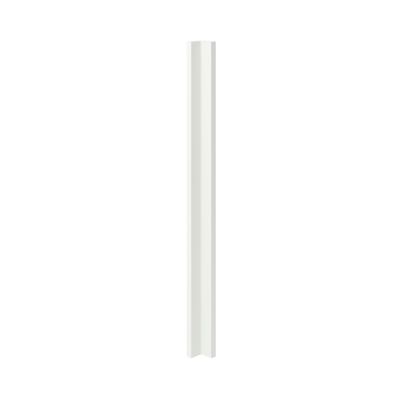 Fileur d'angle haut GoodHome Stevia blanc H. 89.5 cm x l. 59 mm x Ep. 5 mm - Goodhome