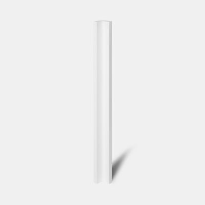 Fileur d'angle GoodHome Artemisia Blanc H. 71.5 cm x l. 59 mm x Ep. 5 mm - Goodhome