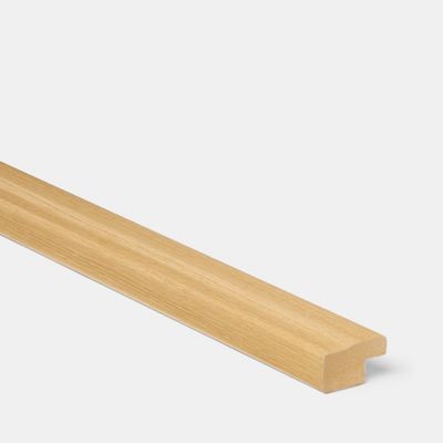 Corniche et bandeau cache-lumière GoodHome Verbena aspect chêne naturel h. 35 mm x l. 2.4 m x ép. 59.5 mm - Goodhome