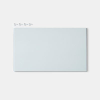 Etagère en verre pour caisson haut de cuisine GoodHome Cicely l. 45.85 cm x P.27.35 cm, 2 pièces - Goodhome