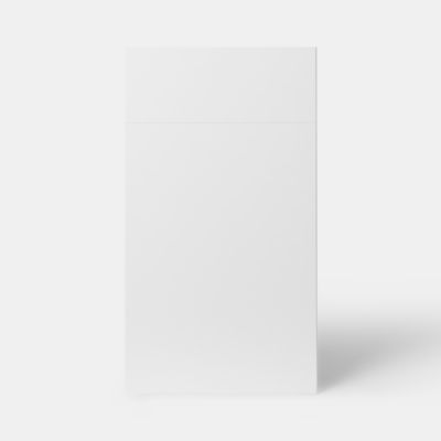 Façade de cuisine 1 porte et 1 tiroir Stevia blanc brillant l. 40 cm x H. 72 cm GoodHome - Goodhome