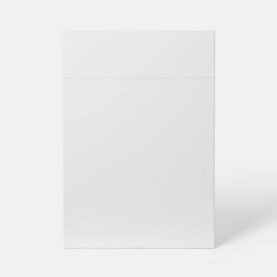 Façade de cuisine 1 porte et 1 tiroir Stevia blanc brillant l. 50 cm x H. 72 cm GoodHome - Goodhome