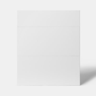 Façade de cuisine 1 tiroir et 2 casseroliers Stevia blanc brillant l. 60 cm x H. 72 cm GoodHome - Goodhome