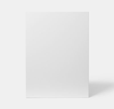 Porte de meuble de cuisine Stevia blanc brillant l. 60 cm x H. 80 cm GoodHome - Goodhome