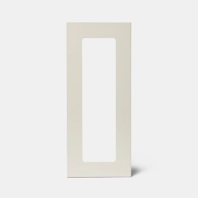 Porte de meuble de cuisine vitrée Stevia crème brillant l. 30 cm x H. 72 cm GoodHome - Goodhome