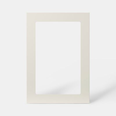 Porte de meuble de cuisine vitrée Stevia crème brillant l. 50 cm x H. 72 cm GoodHome - Goodhome