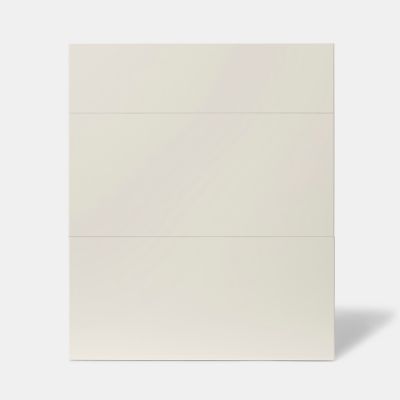Façade de cuisine 1 tiroir et 2 casseroliers Stevia crème brillant l. 60 cm x H. 72 cm GoodHome - Goodhome