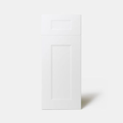 Façade de cuisine 1 porte et 1 tiroir Artemisia blanc mat l. 30 cm x H. 72 cm GoodHome - Goodhome