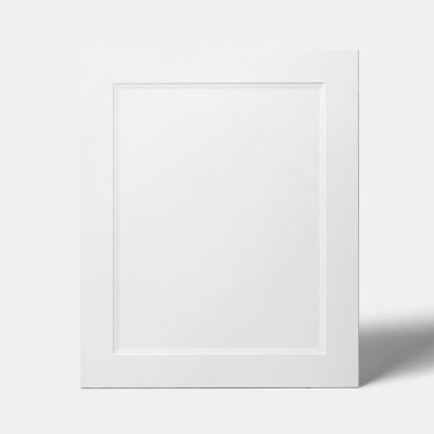 Porte de meuble de cuisine pour électroménager Artemisia blanc mat l. 60 cm x H. 72 cm GoodHome - Goodhome