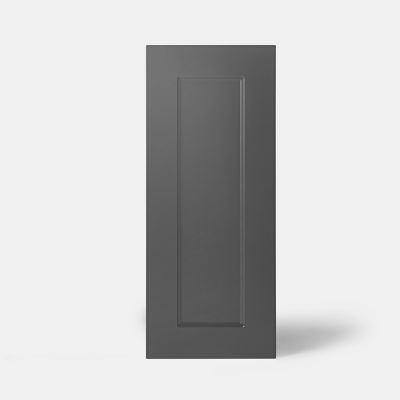 Porte de meuble de cuisine Artemisia gris graphite mat l. 30 cm x H. 72 cm GoodHome - Goodhome