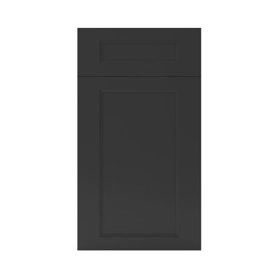 Façade de cuisine 1 porte et 1 tiroir Artemisia gris graphite mat l. 40 cm x H. 72 cm GoodHome - Goodhome