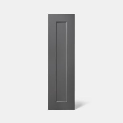 Porte de meuble de cuisine Artemisia gris graphite mat l. 25 cm x H. 90 cm GoodHome - Goodhome
