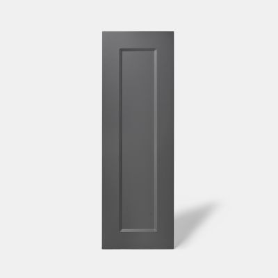 Porte de meuble de cuisine Artemisia gris graphite mat l. 30 cm x H. 90 cm GoodHome - Goodhome