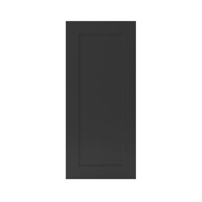 Porte de meuble de cuisine Artemisia gris graphite mat l. 40 cm x H. 90 cm GoodHome - Goodhome