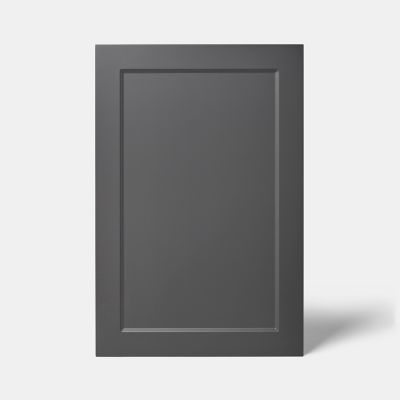 Porte de meuble de cuisine Artemisia gris graphite mat l. 60 cm x H. 90 cm GoodHome - Goodhome