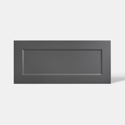 Façade de cuisine hotte / casserolier Artemisia gris mat l. 80 cm GoodHome - Goodhome