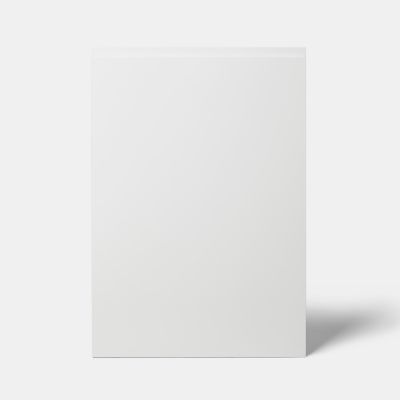 Porte de colonne de cuisine Garcinia blanc brillant L. 60 cm x H. 87 cm GoodHome - Goodhome