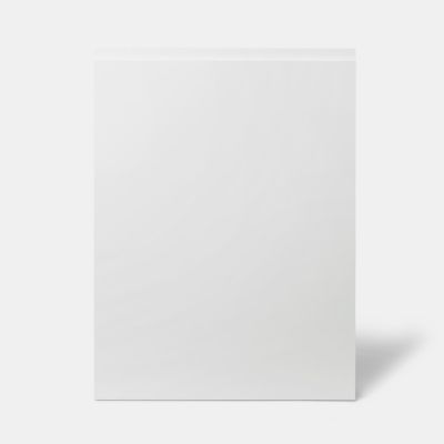 Porte de colonne de cuisine Garcinia blanc brillant L. 60 cm x H. 80 cm GoodHome - Goodhome