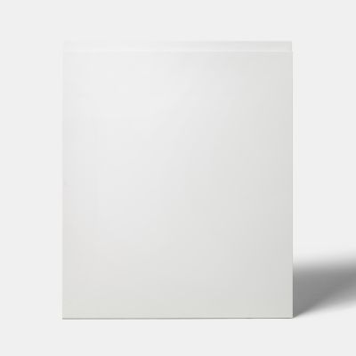 Porte de colonne de cuisine Garcinia blanc brillant L. 60 cm x H. 72 cm GoodHome - Goodhome