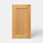 Porte de meuble de cuisine Verbena chêne massif l. 40 cm x H. 72 cm GoodHome