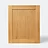 Porte de meuble de cuisine Verbena chêne massif l. 60 cm x H. 72 cm GoodHome