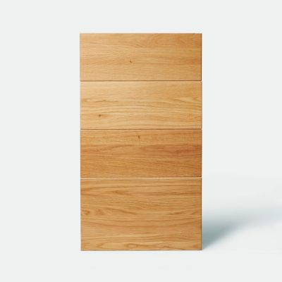 Façade de cuisine 3 tiroirs et 1 casserolier Verbena chêne massif l. 40 cm x H. 72 cm GoodHome - Goodhome