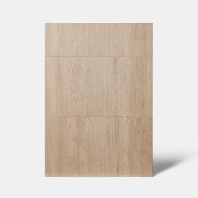 Façade de cuisine 1 tiroir et 2 casseroliers Chia décor chêne clair l. 50 cm x H. 72 cm GoodHome - Goodhome