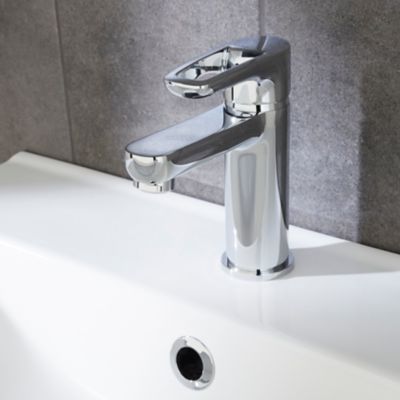 Mitigeur de lavabo chromé GoodHome Laugar